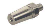 1/4 in. NPTM Aluminum Adjustable Flare Nozzle