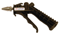 Nylon, Hand Control Air Gun With Stainless Steel Adjustable Air Saver Nozzle, 1/4 in. NPTF Air Connection