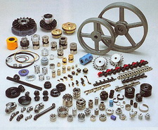 Power transmission systems ;speed reducer, chain belt drive, coupling, Sprocket, Shafts, Bearing, Pulley, clutch, break, lock nut, Rack gear, timing belt , Universal joint, Ring, Flexible coupling, Power Roller  - www.tjsolution.com