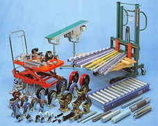 Transportation and transfer equipment, Trolley, Caster, Roller, Power Roller, Conveyor, Automation conveyor, Lifter, Wheel - www.tjsolution.com