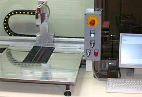 laser measuring tire