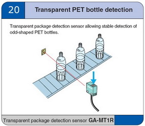 Transparent PET bottle detection