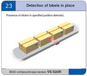 detection of labels in place