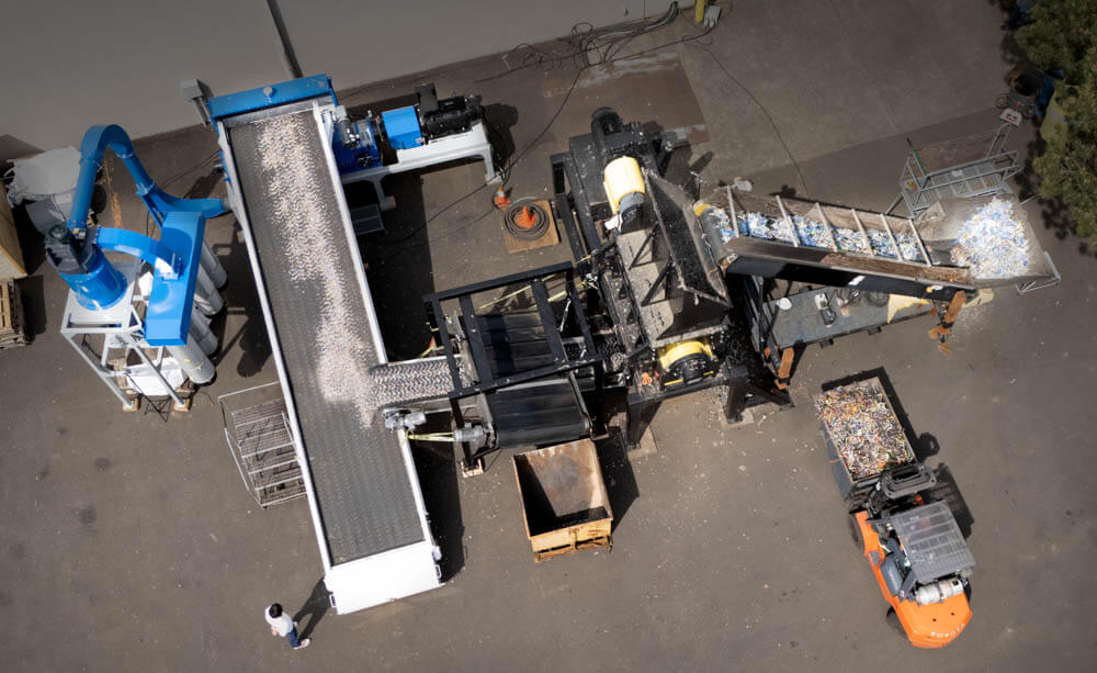 Industrial Shredding Process